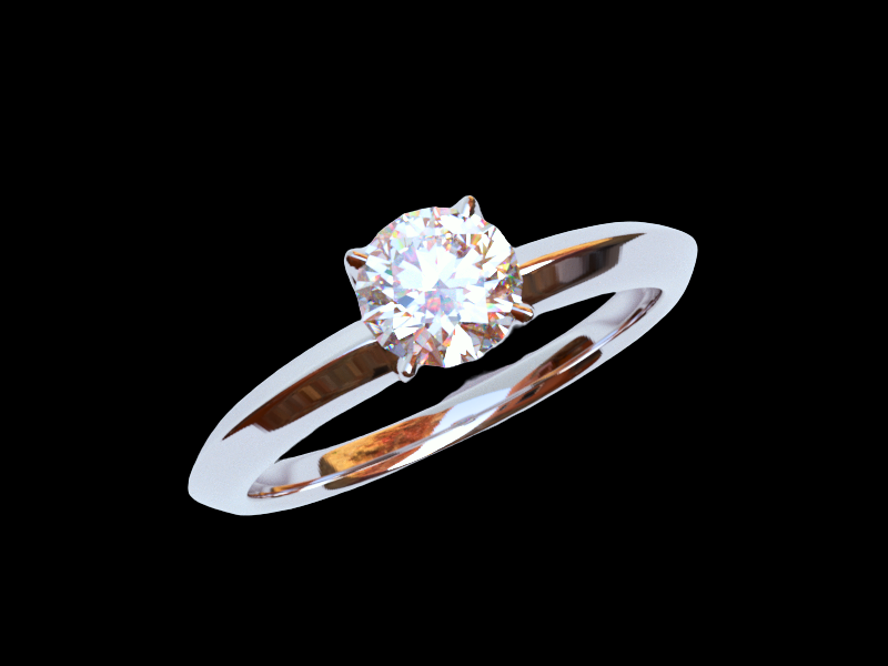 クラシックデザインの婚約指輪