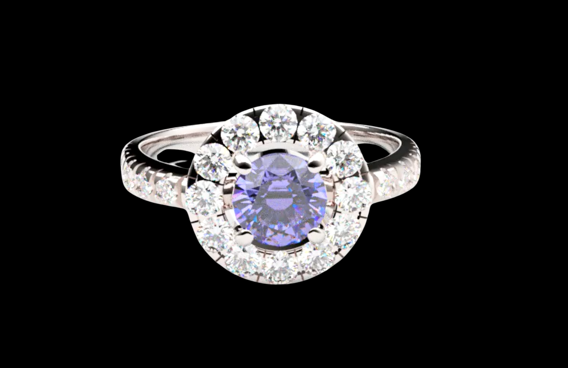 宝石のアレンジ